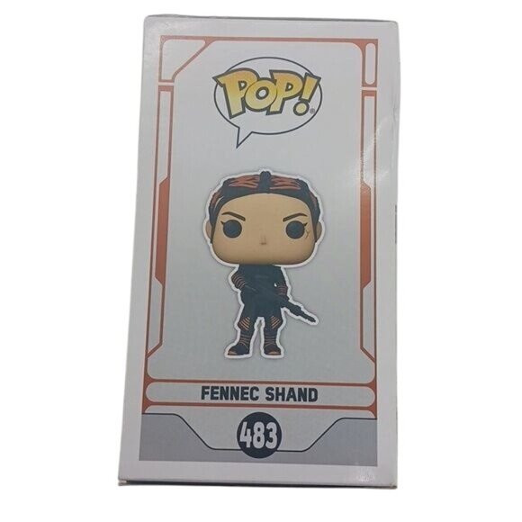 Funko Pop Fennec Shand Figurine Star Wars #483 Mandalorian Bobble Head - Picture 3 of 5